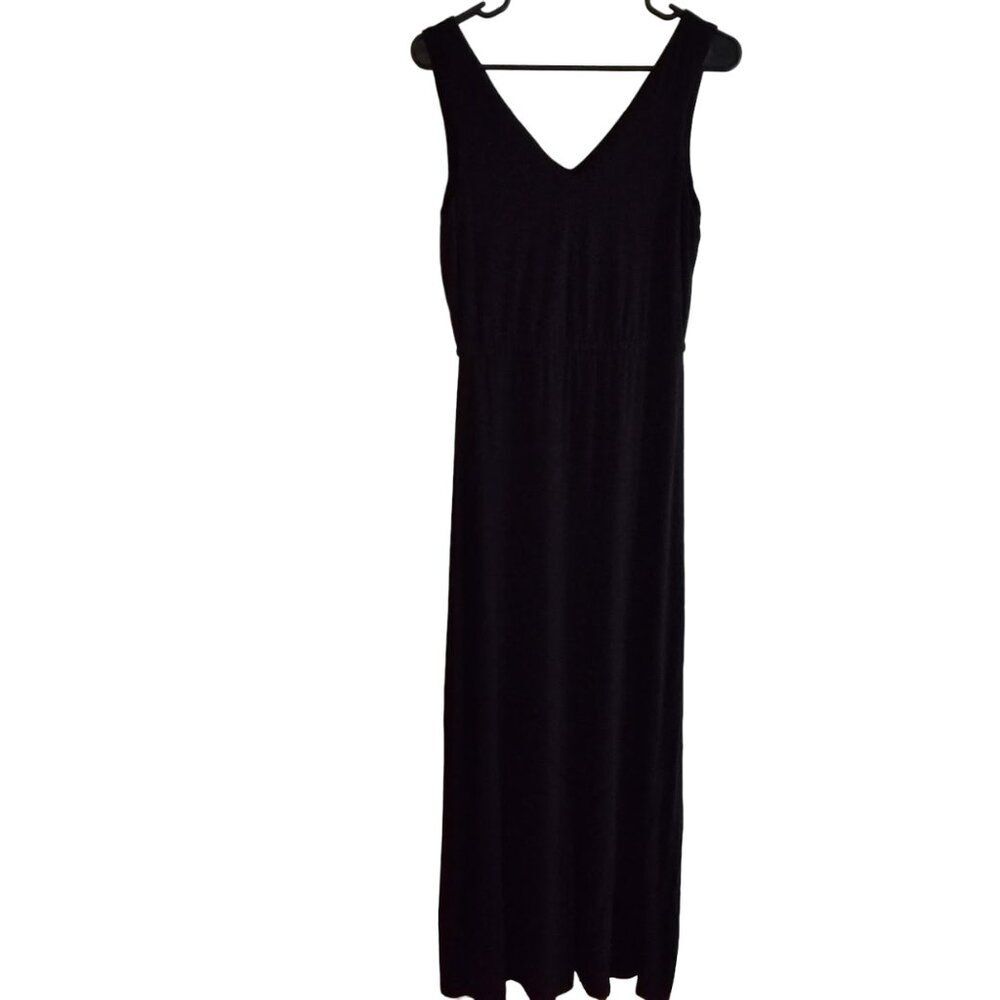 Calvin Klein Women’s Black Maxi Dress, Sleeveless, Sz 4 / Sm, Stretchy